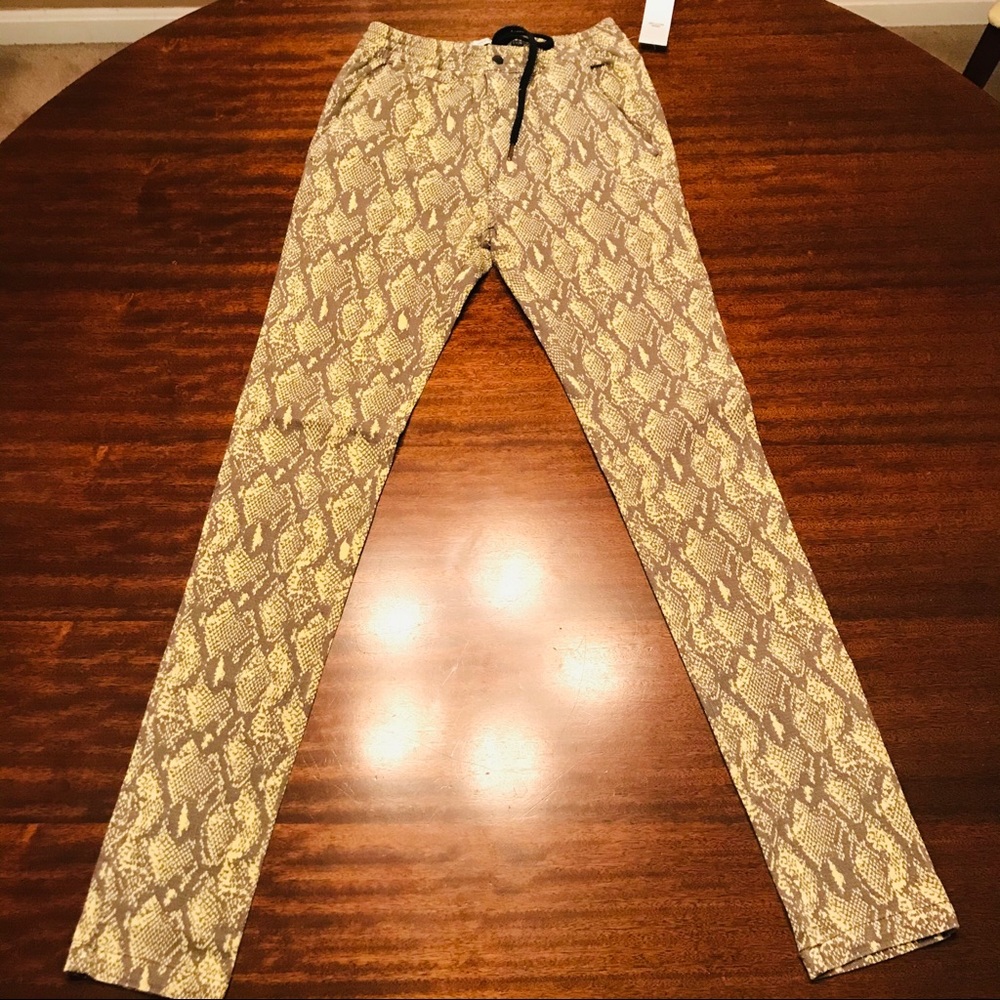 Brand NWT Urban Outfitters Snake Print Pants